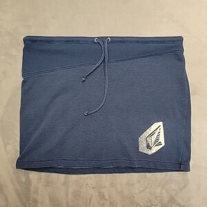 VTG Volcom The Saloon Skirt Womens Medium Blue Mini Y2K Skate Surf Aesthetic